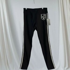 Brand New For Her by Carl Banks LA Kings Hockey Sweatpants Black Women's Large